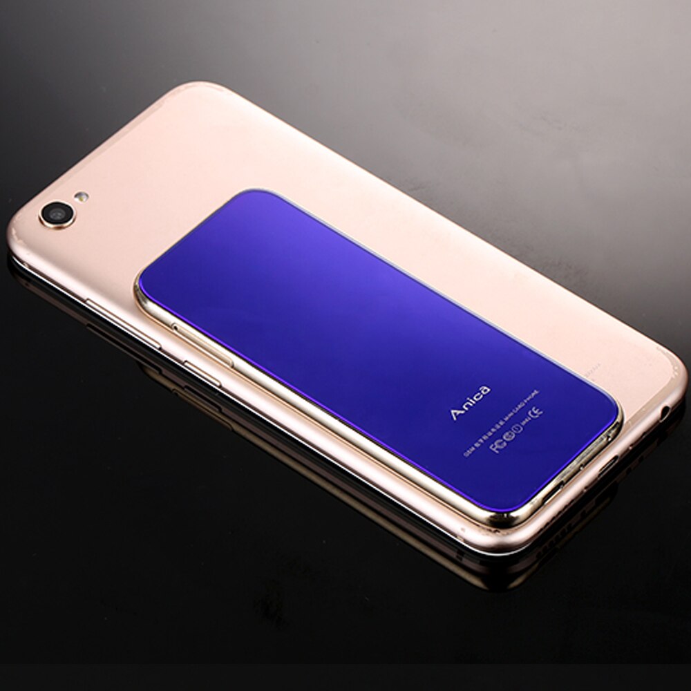 sales Anica T8 Mini Ultra-thin Students Touch Control Mobile Phone For Alternate Card Cellphone