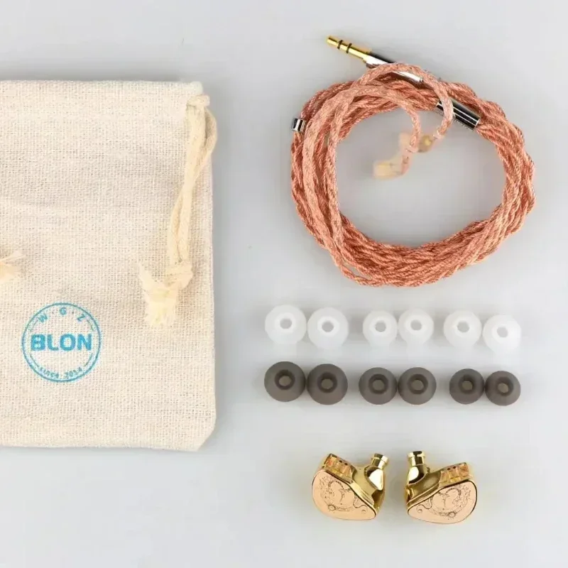 BLON x HBB Z300 Headphone In Ear High sound HIFI IEM Detachable High Purity 4-Core Copper Cable Game Music Earphones