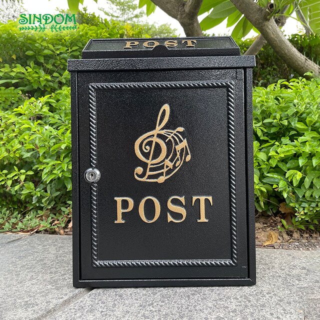 Aluminum Outside Post Metal Mailbox Wall Mounted Mailboxes for Letters