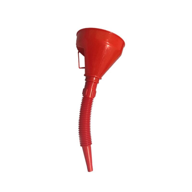 Entonnoir de remplissage Anti-fuite avec filtre, tuyau détachable, essence, moteur, huile, moteur, moto, Machine agricole, entonnoir de remplissage: Rouge