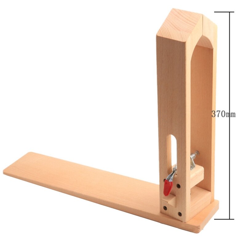 JEYL Hand-Sewn Wooden Clip DIY Hand-Sewn Tool Suture Wooden Clip Beech Leather Wooden Frame Hand-Stitched Clamp
