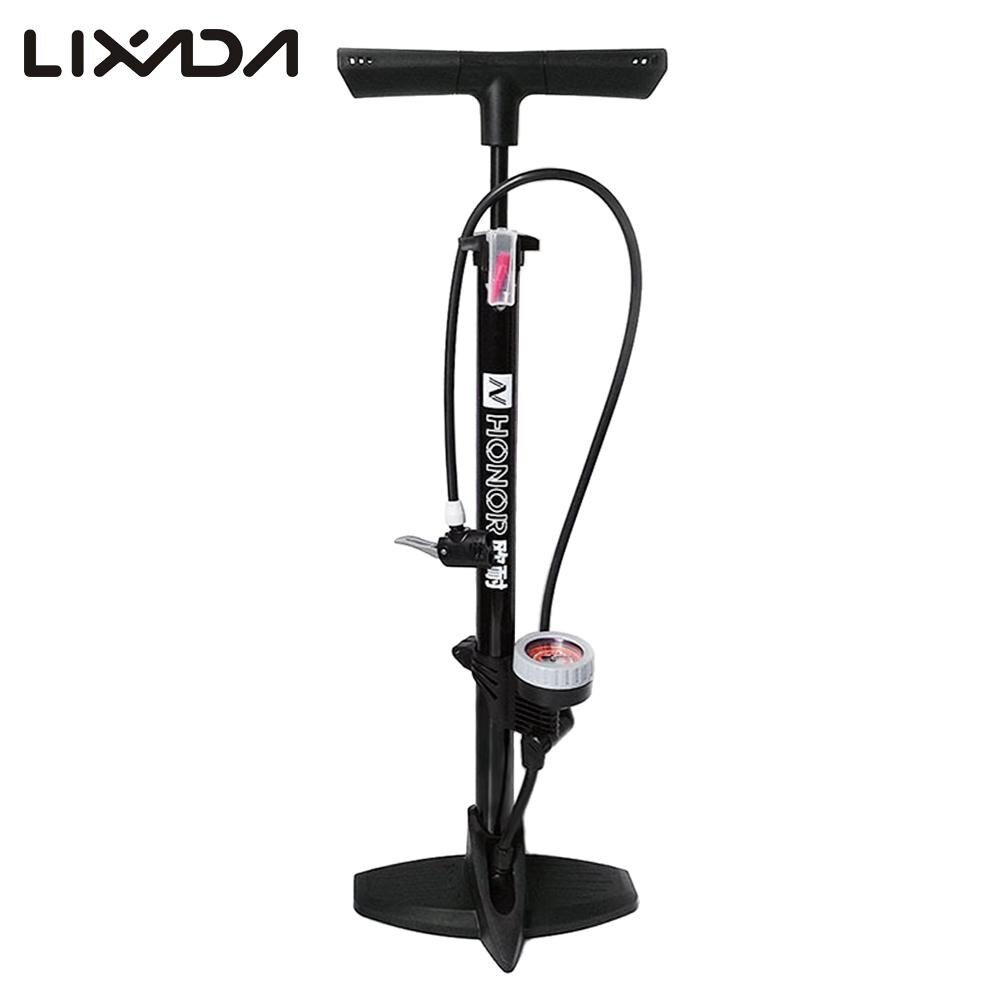 Manual Bike Pump 160PSI Bike Floor Pump MTB Road Bike Floor Inflating Presta Schrader Valve