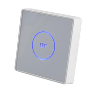 infrared sensor door gate lock exit release button switch glass panel surface waterproof with NC NO COM(remote control optional): white color