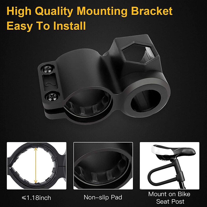 Heavy Duty Security U Cable Bike Lock with 1.2M Flex Bike Cable for Road Bike Mountain Bike Electric Bike Folding Bike