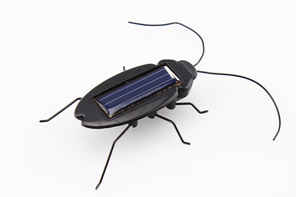 Kinderen Solar Toys Power Energy Solar Kakkerlak 6 Benen Zwarte Kinderen Insect Bug Onderwijs Fun Gadget Speelgoed Cadeau Voor kids
