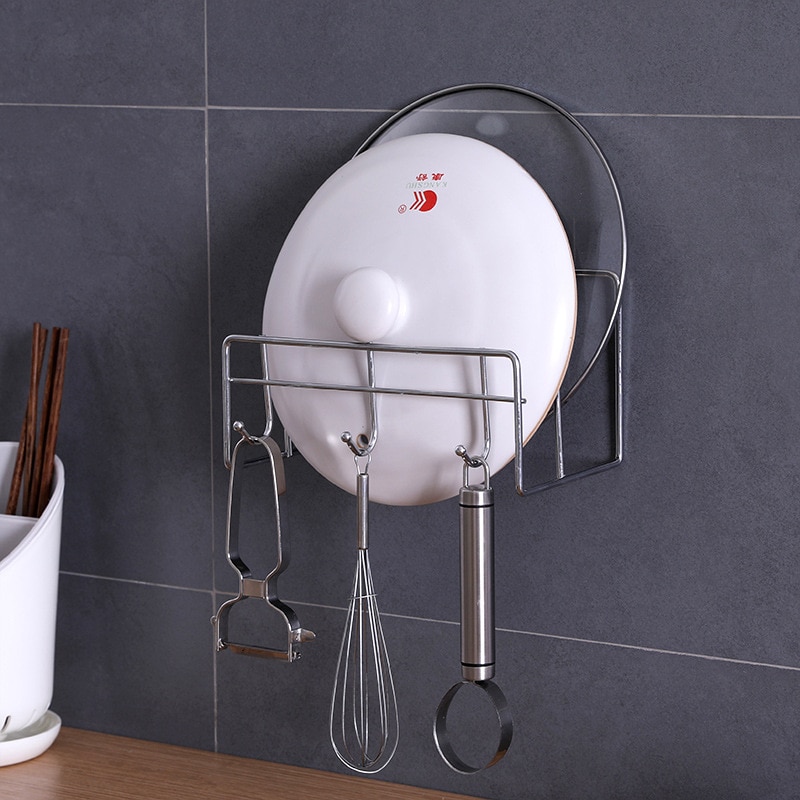 Roestvrijstalen Keuken Pot Cover Plank Non-Ponsen Groente Rack Plank Keuken Tool Snijplank Opslag Houder