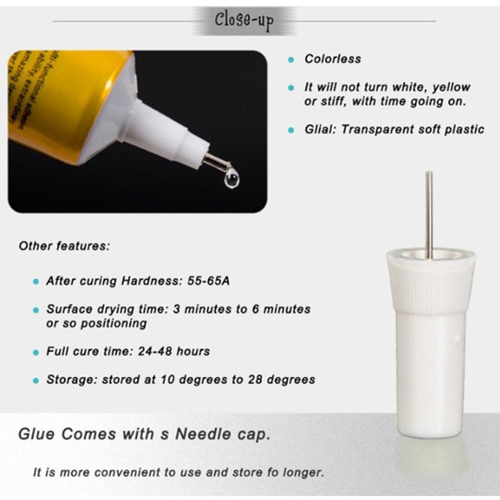 15Ml E8000 Sterke Vloeibare Lijm Kleding Stof Clear Telefoon Lijm Screen Briefpapier Instant Sieraden Oortelefoon Lederen U3N6