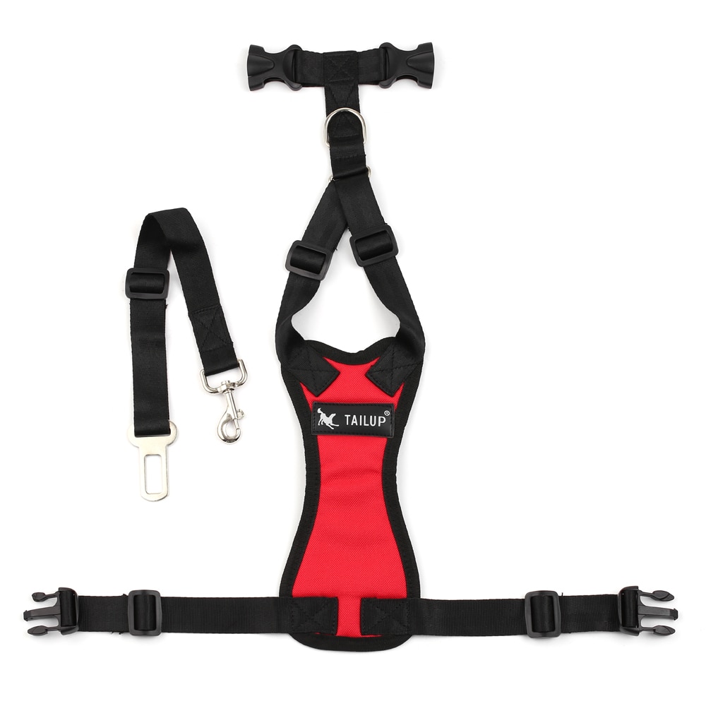 Dog Seat Belt Chest Harness Vest Harness Breathable Mesh Fabric Car Vehicle Safety Seat Belt for Pet Dog Cat Chest Vest Harness