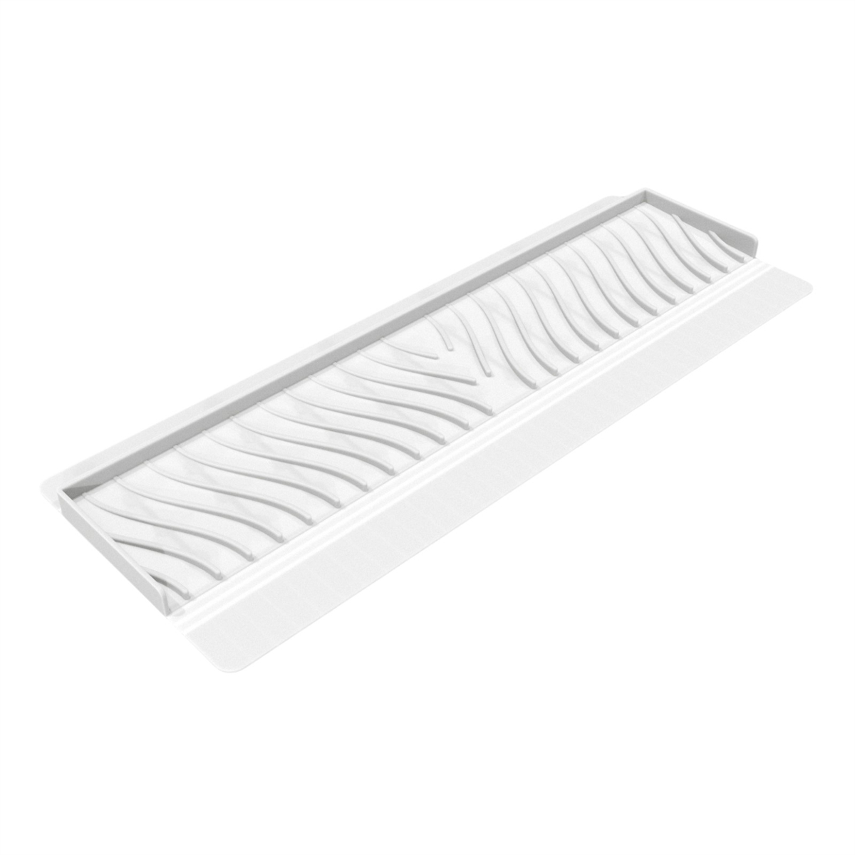 1 stücke Silikon Küche Waschbecken Kantenschutz Badewanne Spritzschutz Arbeitsplatte Schutz Für Waschen Gericht Wasserhahn Waschbecken Schallwand Werkzeuge: WHITE