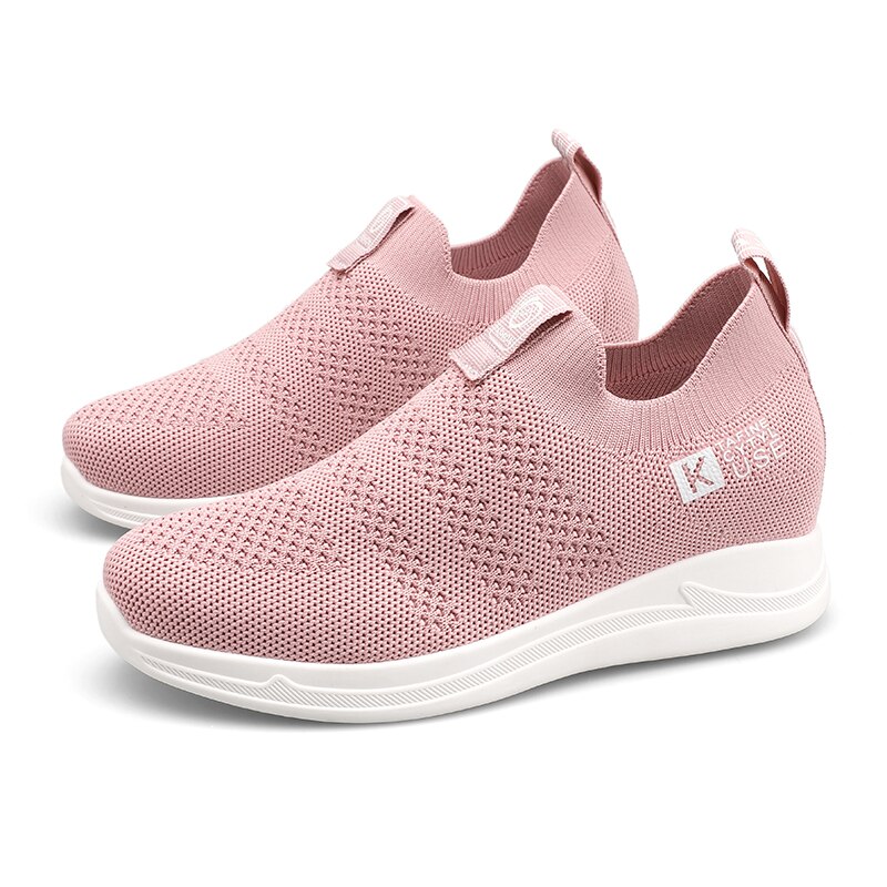 Tenis Feminino Zapatos De Mujer 2020 nowych kobiet buty do tenisa Outdoor Heighten buty sportowe damskie trenerzy Fitness Tenis Plataforma: Różowy / 5