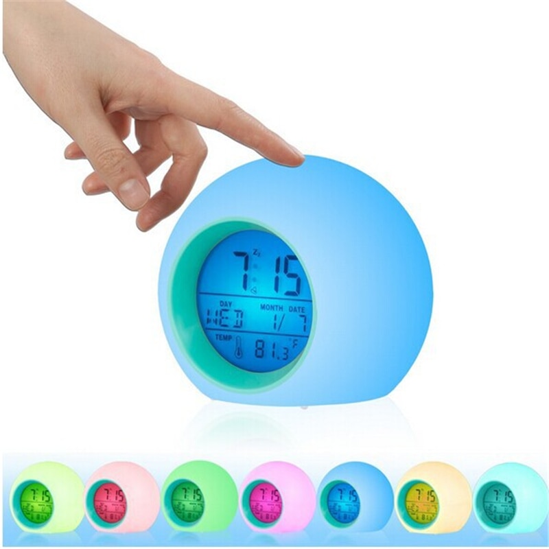 Wakeup Light Alarm Clock Sunrise/Sunset Luminous Digital Clock digital alarm clock Night Light Touch Control Table Clocks