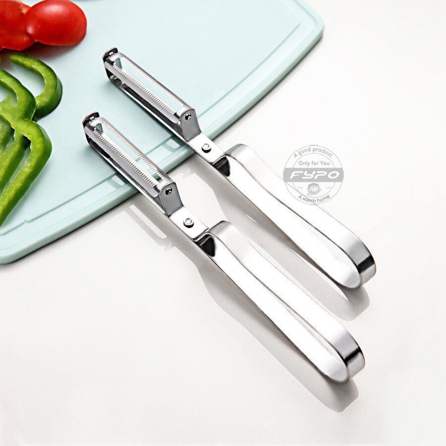 Fypo Stainless Steel Peeling Knife Multi-Function Vegetable Fruits Peeler Kitchen Gadget Knife Peeling Tool Kitchen Acssessory