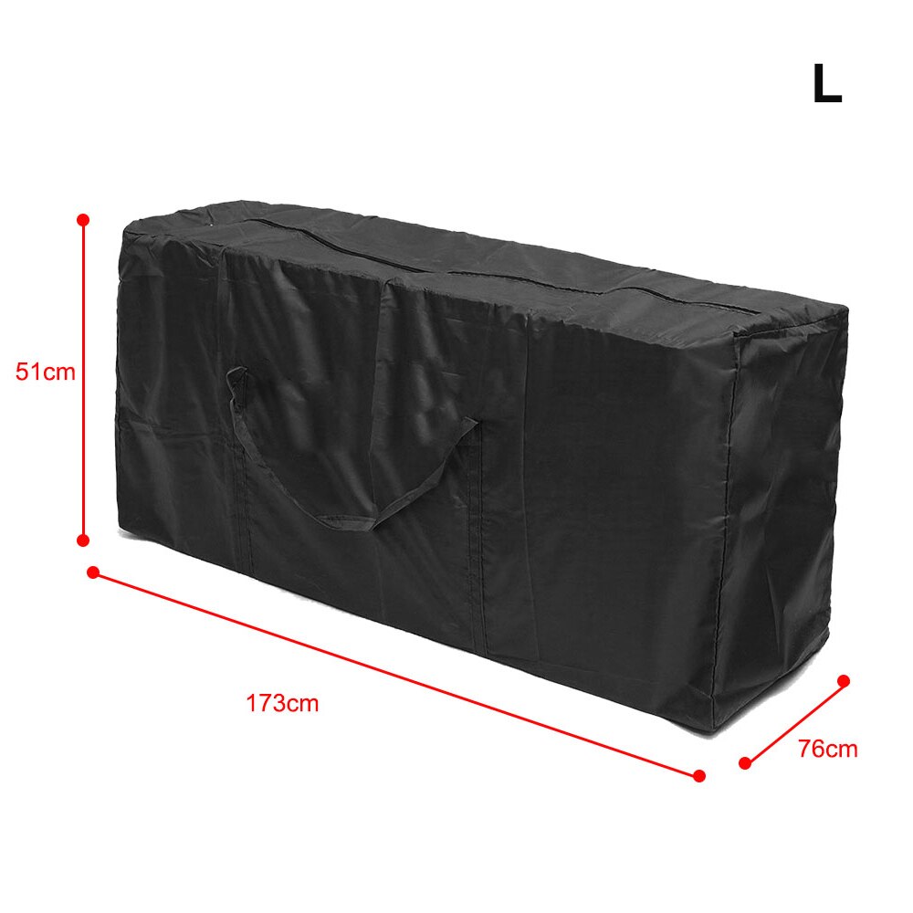 Zwarte Kerstboom Opbergtas Extra Waterdichte Grote Stofdichte Cover Kleding Winkel Opbergzakken Organiseren Gereedschap Draagbare: 173x76x51cm
