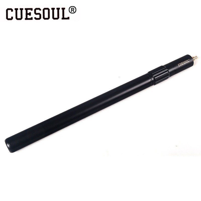 Cuesoul aluminium forlængerstang 41cm-58cm justerbar sort farve efter udvidet til cue billard tilbehør