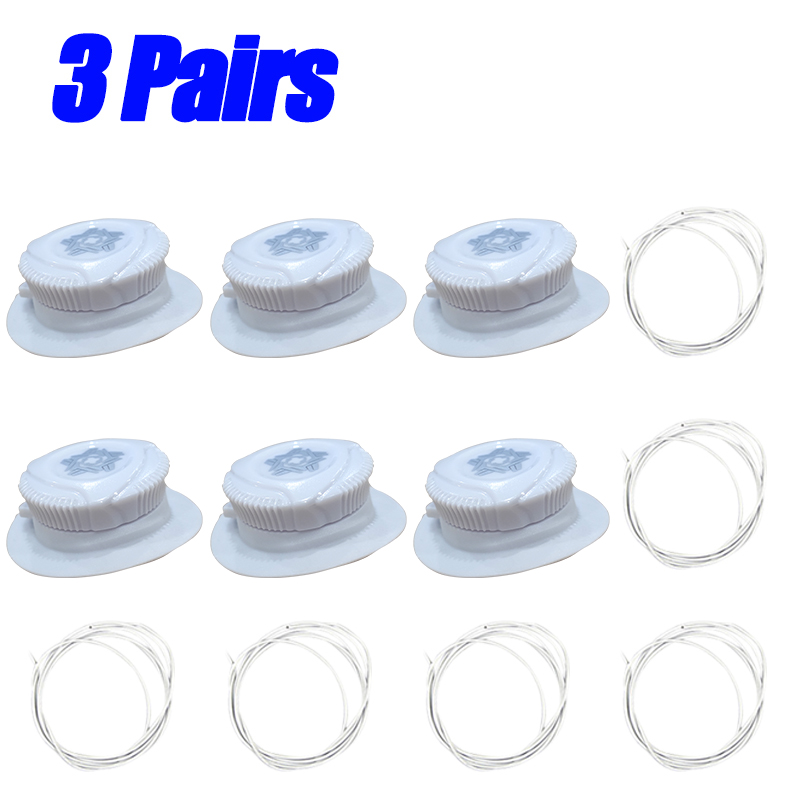 5 paar Metalen Draad Swivel Automatische Gesp Touw Sneaker Schoenveters Voor Kinderen & Volwassen Geen Stropdas Veters Quick Lock Shoestrings Sneakers: MULTI