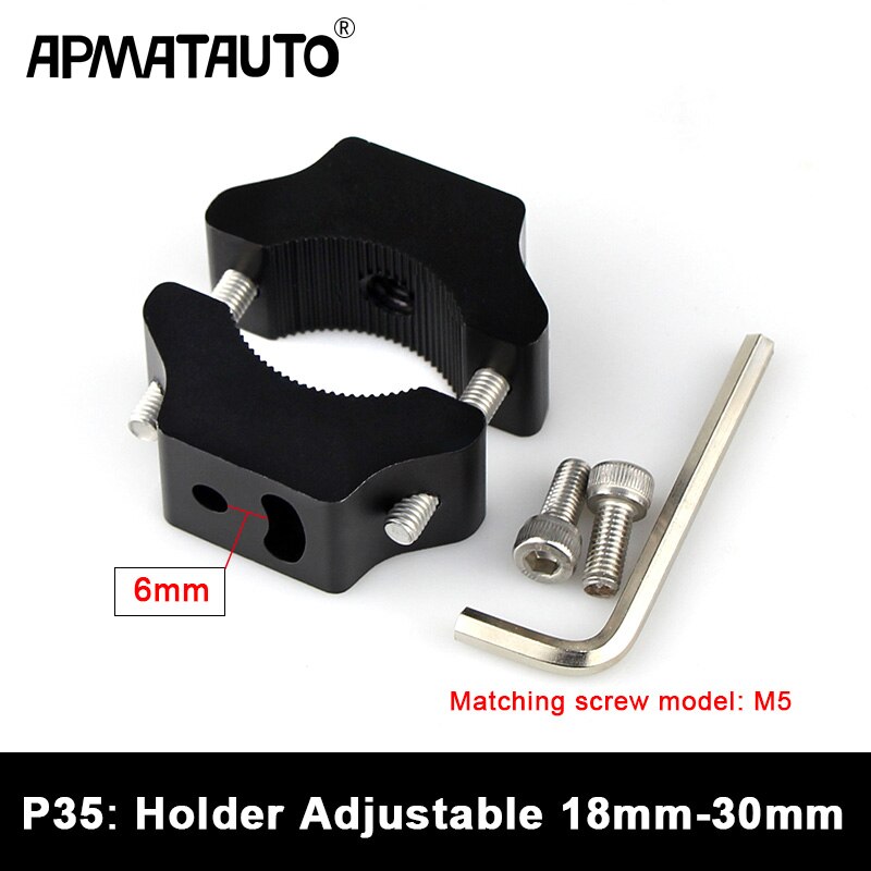 Motorcykel beslag kofanger montering klemme motorcykel forlygte monteringsbeslag justerbar led lys beslag holder support de phare