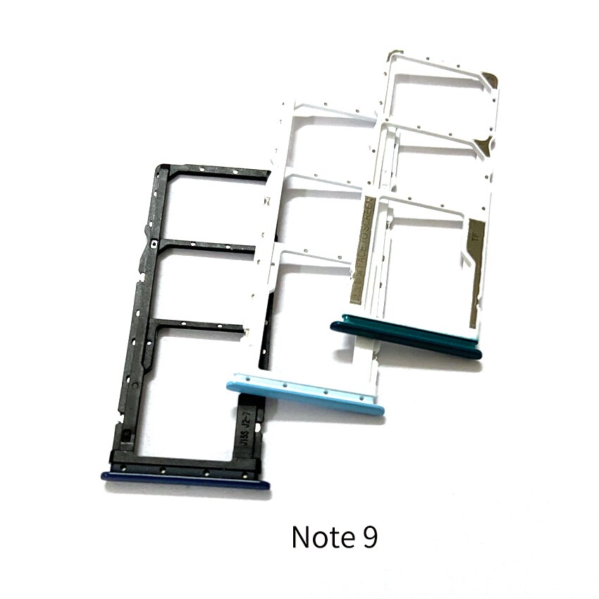 20Pcs Sim Lade Houder Voor Xiaomi Redmi Note 9 Pro Note9 Note 9S Sim Card Tray Slot Houder adapter Socket