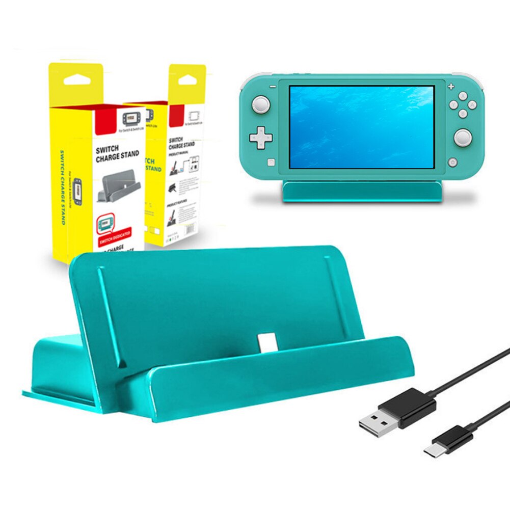 Usb type c oplaadstandaard accessoires draadloos oplaadpad inductie draadloze oplader voor nintendo switch nintendo switch lite ns