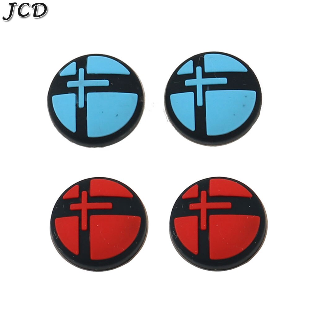 JCD 4pcs Silicone Caps For Nintend Switch NS Joy-Con Joystick Cover Thumb Stick Grip Cap For Joy con Controller Analog Stick Cap: 22 23 each 2pcs