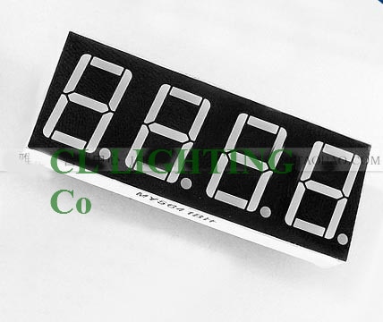0.56inch 4bit Common anode Digital Tube green LED Digit Display 7 Segment 0.5inch 0.5 0.56 inch 0.56'' 0.56in. 4 Four bit