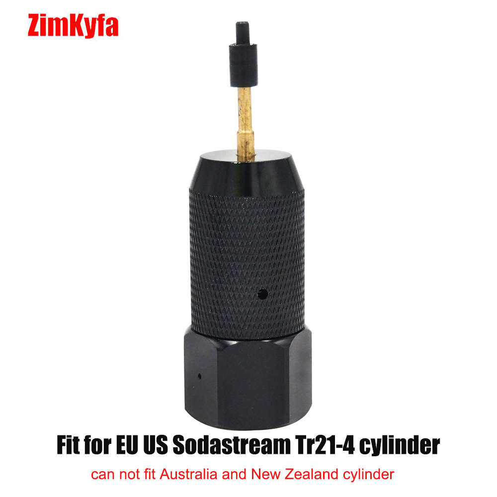 Adaptateur de Charge de recharge de cartouche jetable de cylindre de CO2 pour Sodastream de Tr21-4, G1/2-14,5/8-18UNF cartouche de bouteille d'air de gaz