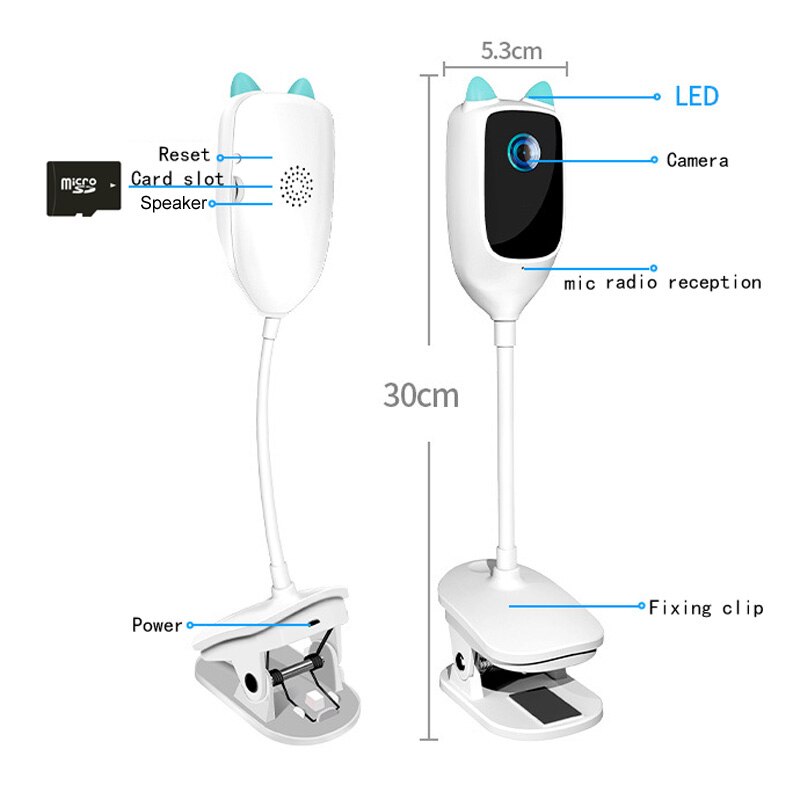 Newst Draadloze Digitale Video Babyfoon Babyfoon Met Camera Ondersteund Uw Mobiele Telefoon Management Baby Cay Alarm