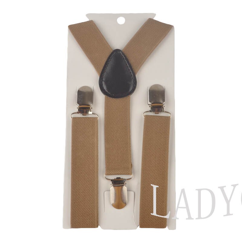 Soild Color Children Belt Baby Boys Girls Suspenders Clip-on Y-Back Braces Elastic Kids Adjustable suspenders suspenders