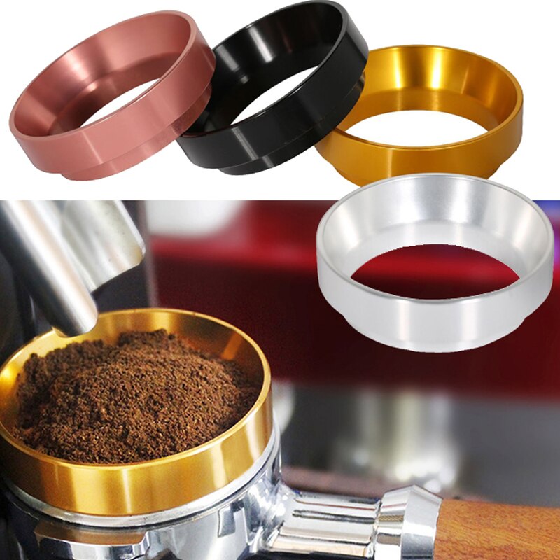Kaffedoseringsring aluminiumsfordeler håndlavet kaffe 51/53/54/58mm