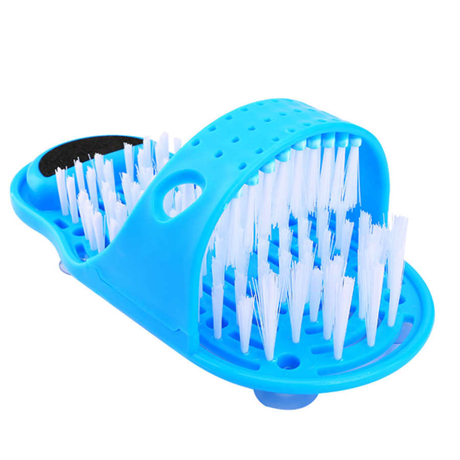 Voet Reiniging Slipper Douche Badkamer Voet Massage Cleaning Slipper Voeten Exfoliërende Cleaner Zuig Slippers Borstel Voet Schoon