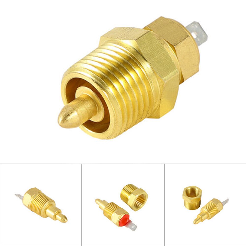 3/8" Thermostat Temperature Switch Gold Replacement Parts 1pc Engine Cooling Fan
