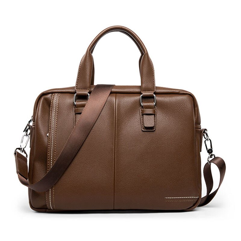 Kantoor handtas aktetas tas heren zakelijk merk zacht imitatieleer schoudertas messenger bags laptop zakelijke aktetas