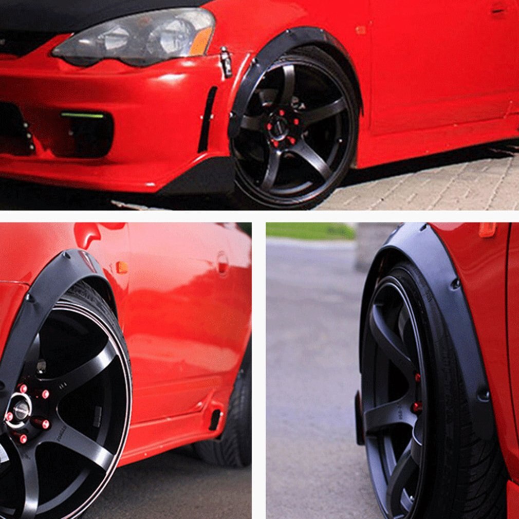 Car Universal Modified Wide-body Wheel Eyebrow Sedan SUV Off-road Vehicle Widening Decorative Wheel Eyebrow Fender