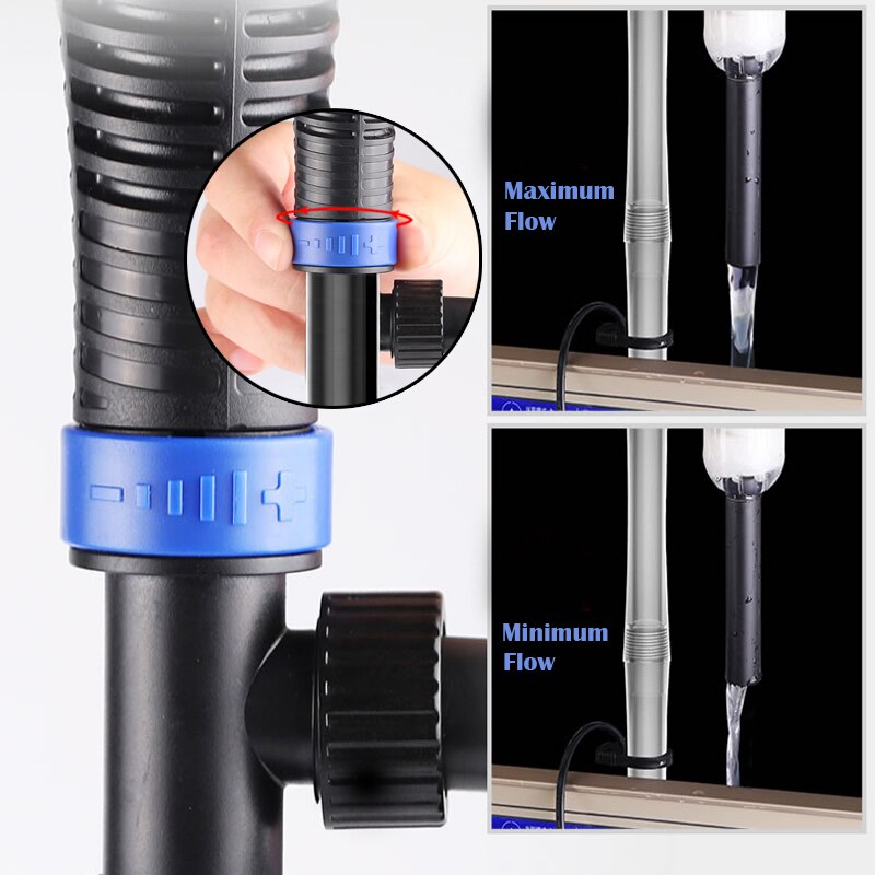 220V Electric Water Changer Cleaner Aquarium Sand Washer Fish Tank Filter Powerful Suction Syphon Operated Vacuum Gravel Siphon