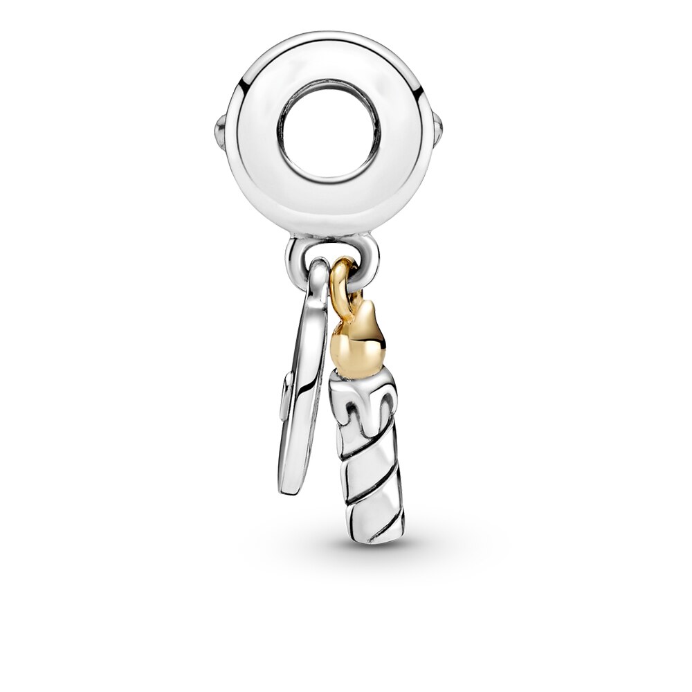 925 Sterling Zilver Charm Verjaardag Kaars Hanger Geschikt Voor Vrouwen Om Mode Sieraden
