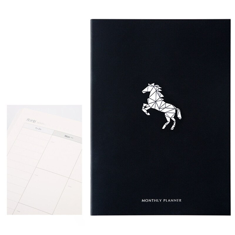 Carnet de notes planificateur jours, organiseur de journaux, carnet de notes hebdomadaire et mensuel, 365