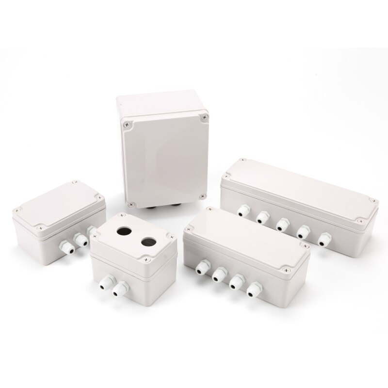 ABS shell small outdoor cable IP67 plastic waterproof junction box electronics enclosure