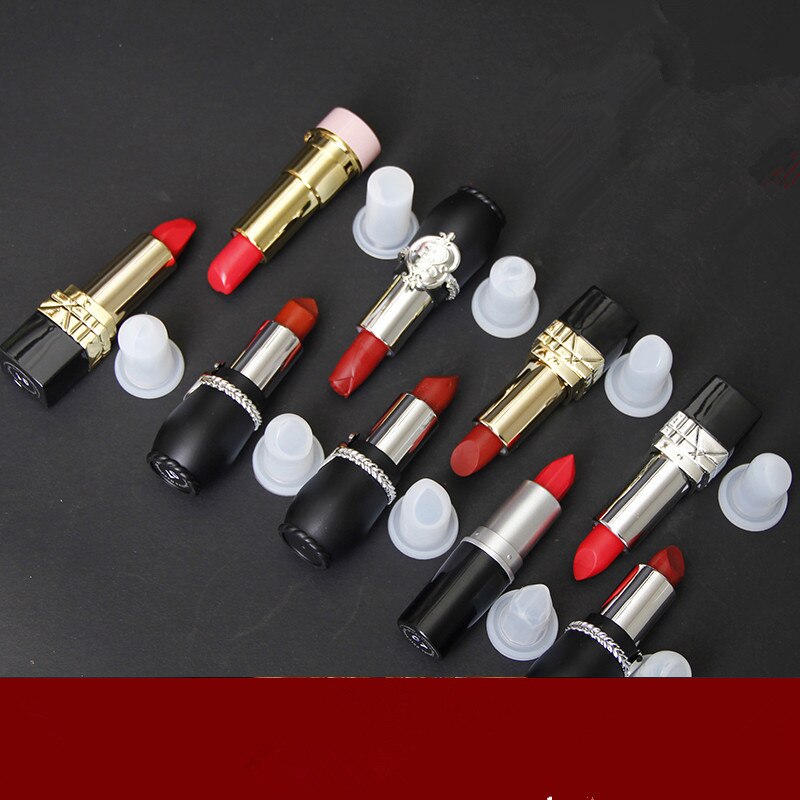 4 teile/satz Herstellung manuelle lippenstift bilden diy/anfänger lippenstift bilden/Neue Silikon Lippenstift bilden Aluminium Ring bilden Halfter