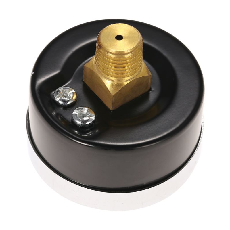 Air Pressure Gauge Air compressor 2\" face 0-200 PSI Back Mount 1/4\" npt 0-14Bar