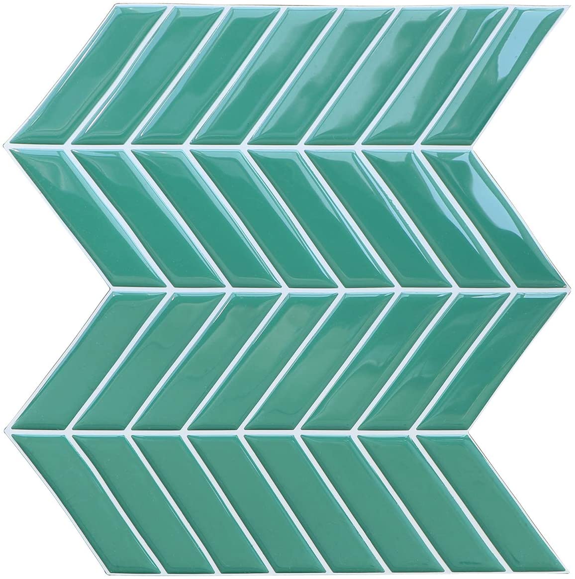 3D Peel and Stick Wall Tiles Backsplash for Kitchen Bathroom, Self Adhesive， 9.8" x 10": YJC0081