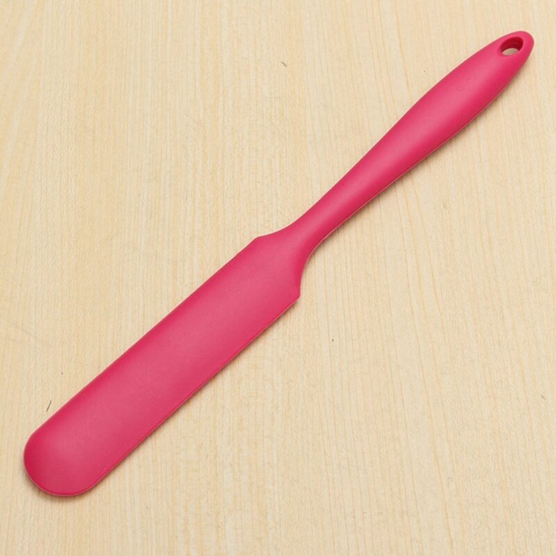 1 x Silicone Batter Spatula Cake Cream Mixer Long Handled Models Baking Scraper Random Color Dropshiipping