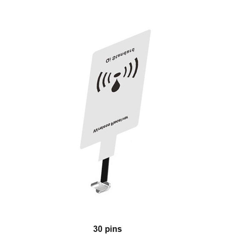 Receptor adaptador de carregamento sem fio qi, módulo de carregador de carregamento sem fio para iphone 6s tipo c micro