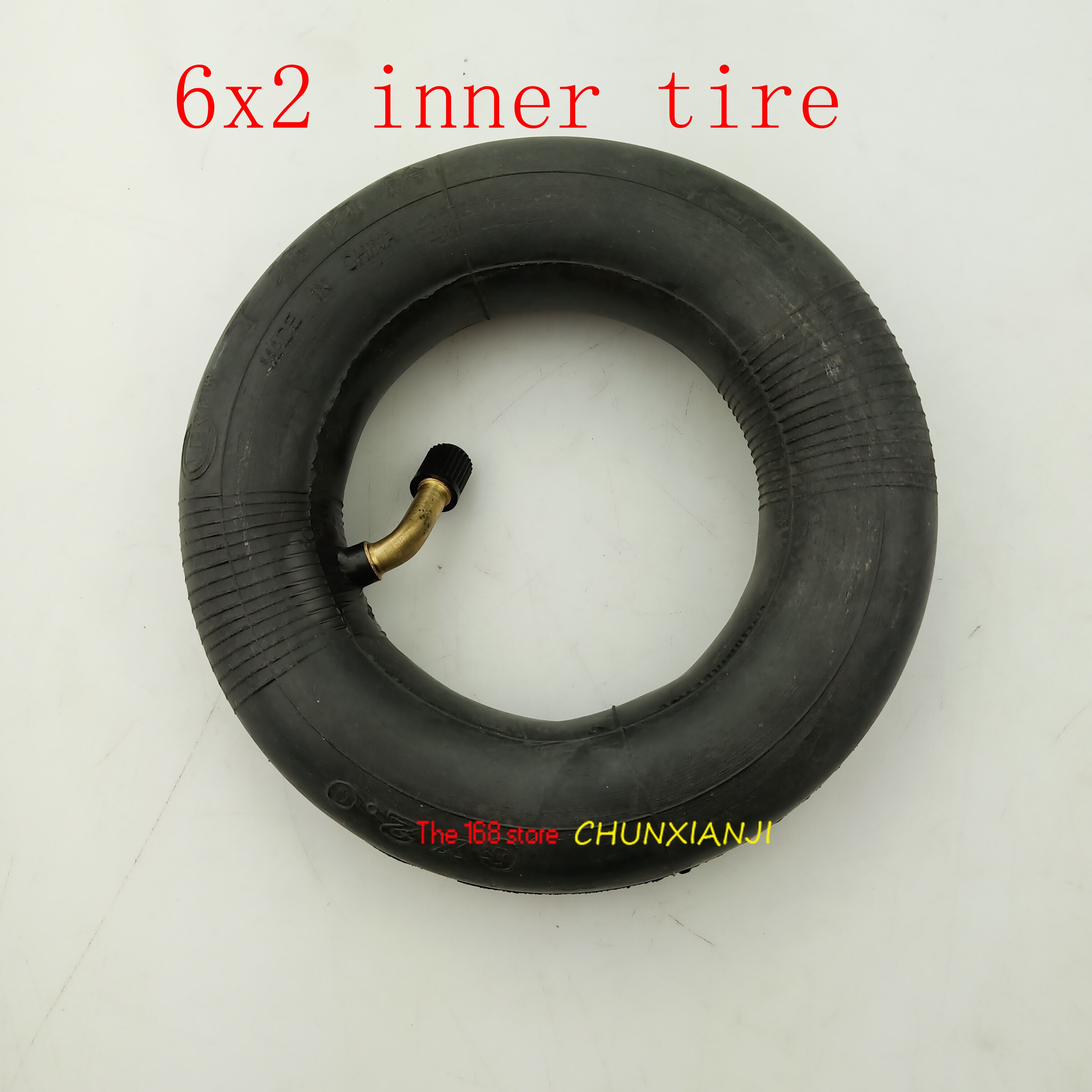 Lightning shipment 6x2 inner tube 6*2 inner tyre Pneumatic Tyre Electric Scooter F0 Pneumatic Wheel Trolley Cart Air Wheel