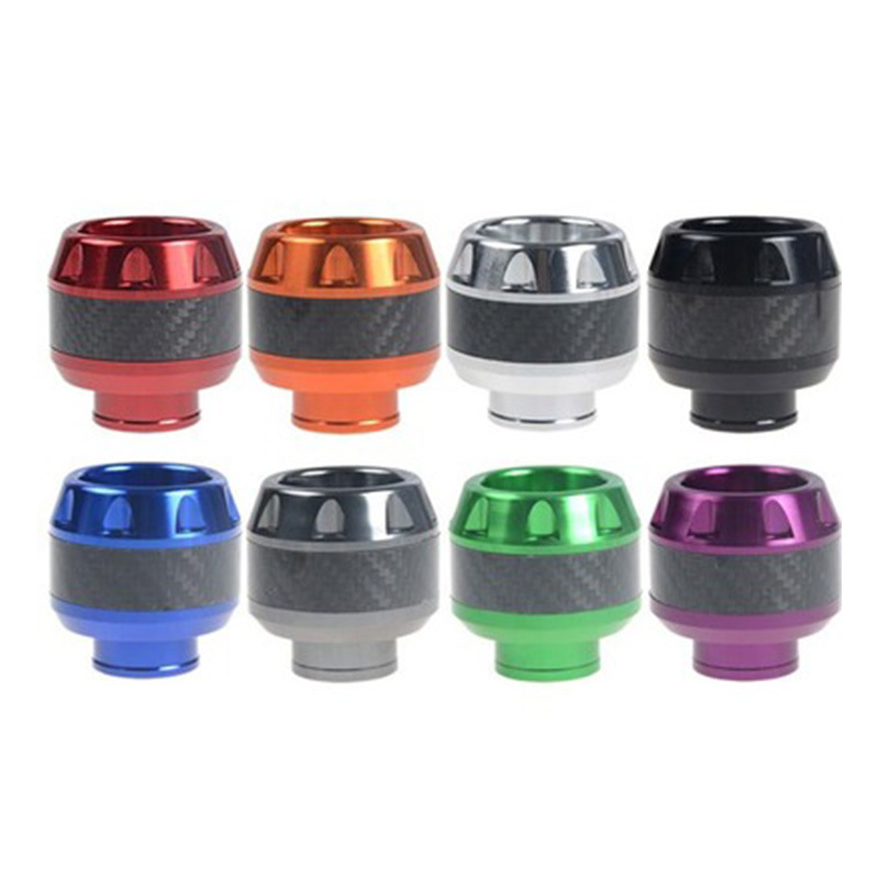 Protector Universal contra choques para motocicleta, Protector de horquilla delantera de aluminio, protección para rueda de motocicleta, deslizador de tapa contra choques, 2 uds.