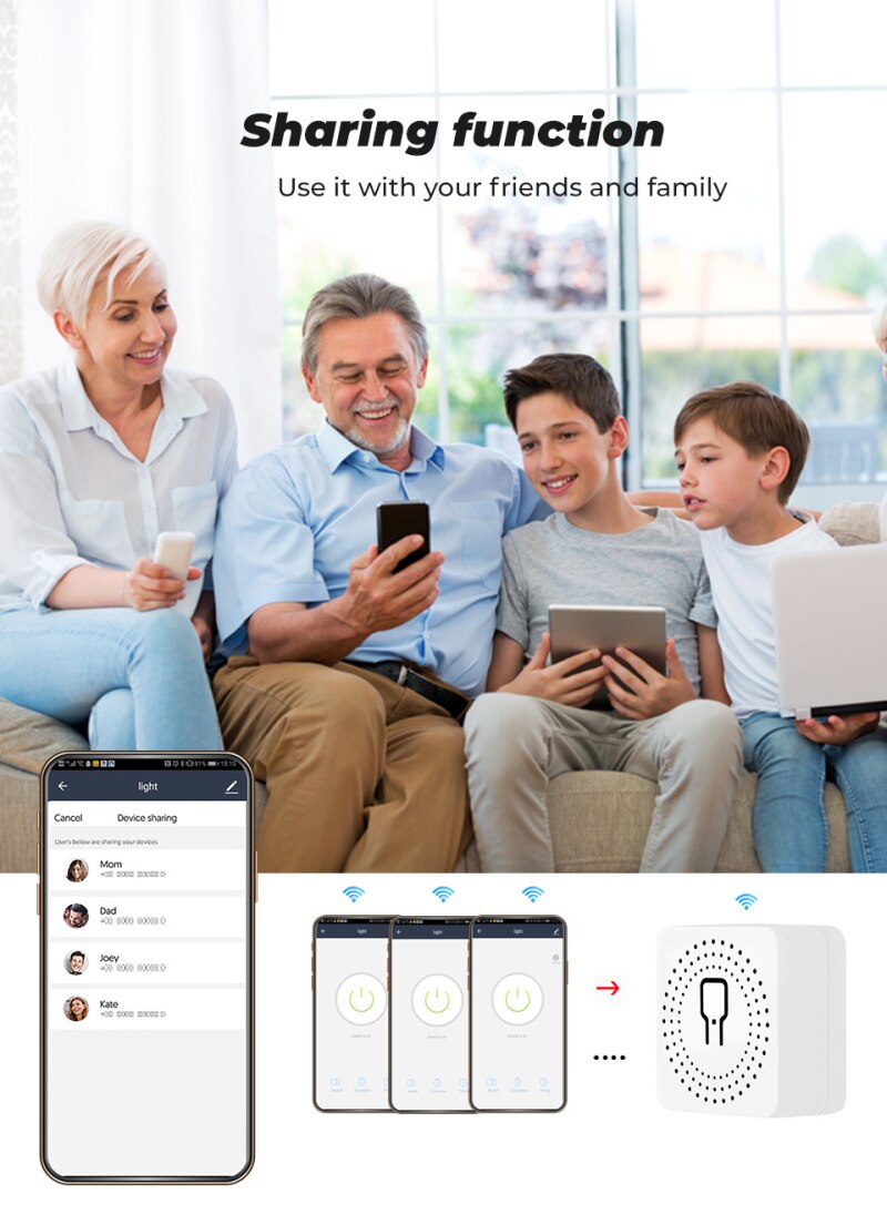 10A/16A Tuya Wifi Schakelaar Relais Breaker Module Automatisering Smart Verlichting Google Home Alexa Afstandsbediening App Timer smartlife