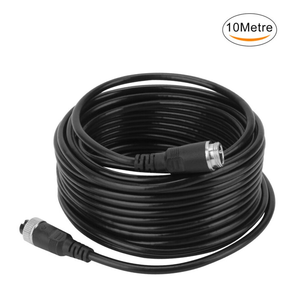 1pc Video camera Cable Black 33Ft Extension Video Waterproof Connector
