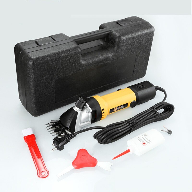 13 Teeth 6 Gears 1000W Electric Sheep Shearing Cutter Scissor Goat Wool Shaving Adjustment Push Trimmer Tool Cutter Machine