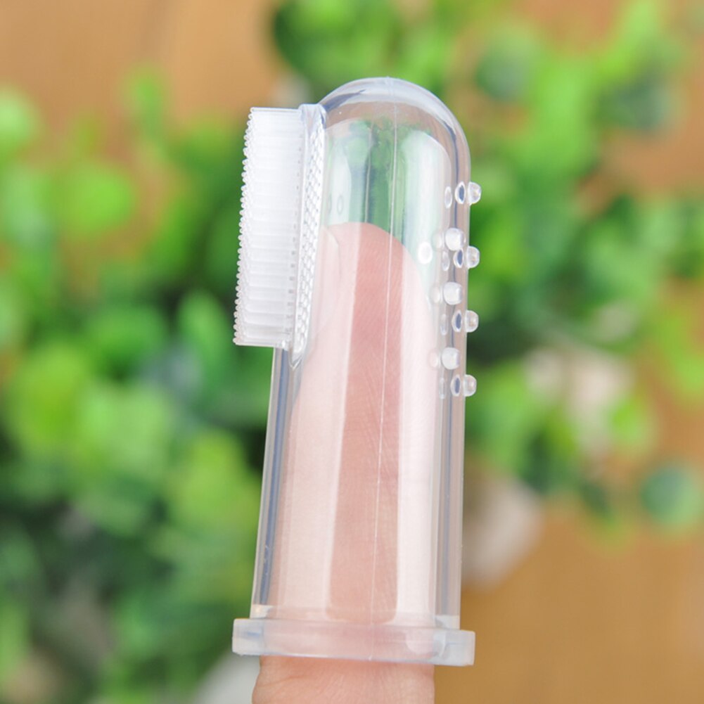 Finger Toothbrush For Kid Imported Food Grade Safe Silicone Tongue Teeth Cleaning Deciduous Teeth Brush Care Tool Mouth Products