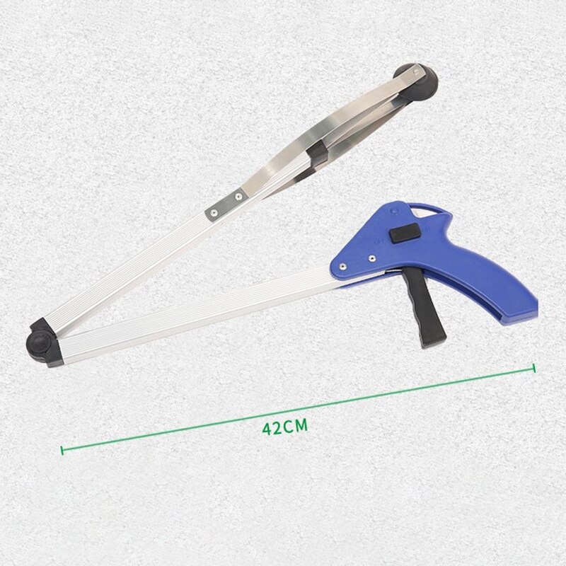 Folding Household Garbage Picker Alloy Trash Grabber Waste Leaves Pick Cleaning