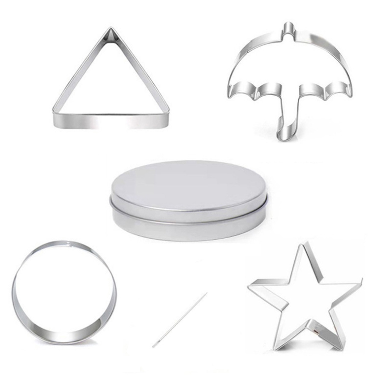 Dalgona Cookies Making mold Kit Stainless Steel Cookie Cutters Biscuit Molds for Making Desserts Puddings Jelly: plum