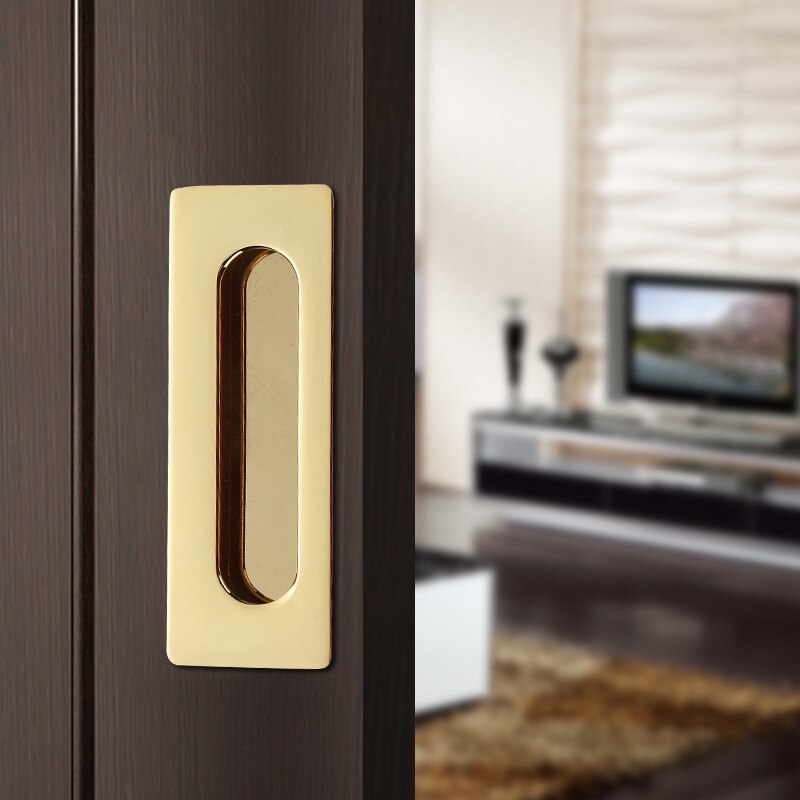 Modern Flush Embed Knobs Kitchen Cabinet Cupboard Door Drawer Nightstand Hidden Handles Wardrobe Sliding Recessed Pulls: 2